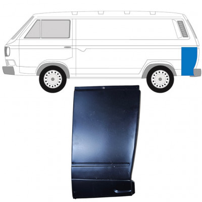 Painel de reparação do canto traseiro para VW Transporter T3 1979-1992 / Esquerdo 11629