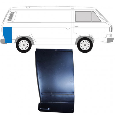 Painel de reparação do canto traseiro para VW Transporter T3 1979-1992 / Direito 11628