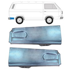 Painel de reparação do guarda-lamas traseiro para Volkswagen Transporter T3 1979-1992 / Esquerda+Direita / Conjunto 11633