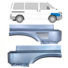 Painel de reparação do guarda-lamas dianteiro para Volkswagen Transporter T4 1996-2003 / Esquerda+Direita / Conjunto 10525