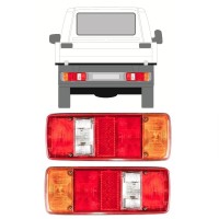 Luz traseira para Volkswagen Transporter T4 1990-2003 / Esquerda+Direita / Conjunto 9756