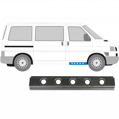 Painel de reparação interna da soleira para VW Transporter T4 1990-2003 / Esquerda = Direita (simétrico) 9093