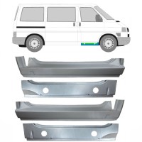 Painel de reparação interna e externa da soleira dianteira para Volkswagen Transporter T4 1990-2003 / Conjunto 9907