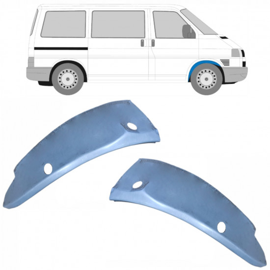 Painel de reparação interna do guarda-lamas dianteiro para VW Transporter T4 1990-2003 / Esquerda+Direita / Conjunto 9406