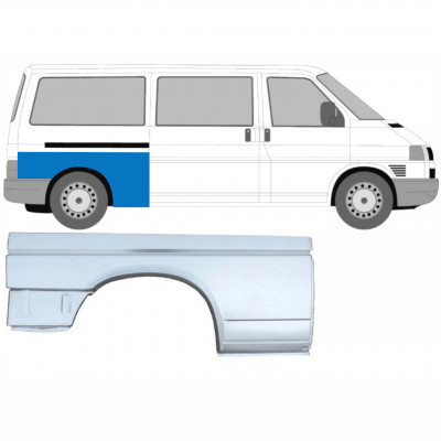 Painel de reparação do guarda-lamas traseiro para VW Transporter T4 1990-2003 / LWB / Direito 7148