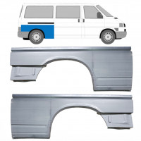 Painel de reparação do guarda-lamas traseiro para VW Transporter T4 1990-2003 / LWB / Esquerda+Direita / Conjunto 10652