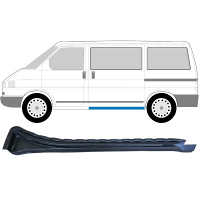 Painel de reparação da soleira da porta deslizante para Volkswagen Transporter T4 1990-2003 / Esquerdo 14582