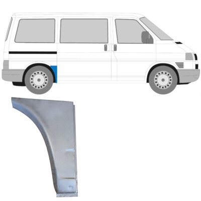 Painel de reparação do guarda-lamas traseiro para Volkswagen Transporter T4 1990-2003 / Direito 14583