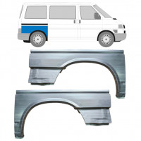 Painel de reparação do guarda-lamas traseiro para VW Transporter T4 1990-2003 / SWB / Esquerda+Direita / Conjunto 9600