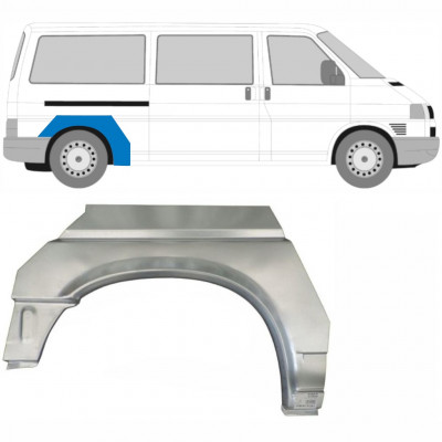 Painel de reparação do guarda-lamas traseiro para VW Transporter T4 1990-2003 / LWB / Direito 5353