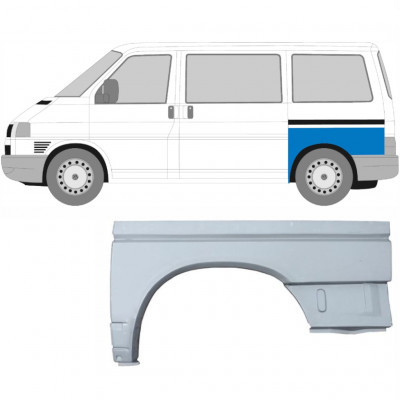 Painel de reparação do guarda-lamas traseiro para VW Transporter T4 1990-2003 / SWB / Esquerdo 5375