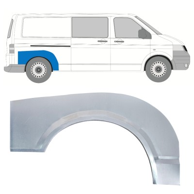 Painel de reparação do guarda-lamas traseiro para Volkswagen Transporter T5 2003-2015 / Direito 16370