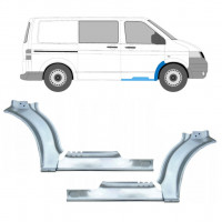 Painel de reparação da soleira com guarda-lamas dianteiro para Volkswagen Transporter T5 2003-2015 / Conjunto 12638