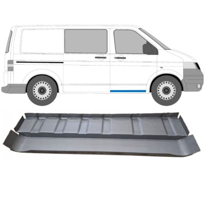 Degrau de entrada da porta para Volkswagen Transporter T5 2003-2015 / Direito 16838