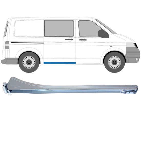 Guia da porta deslizante para Volkswagen Transporter T5 2003-2015 / Direito 16286