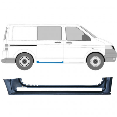 Painel de reparação da soleira da porta deslizante para VW Transporter T5 2003-2015 / Direito 5262