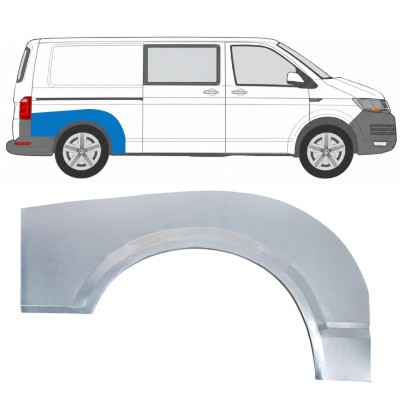Painel de reparação do guarda-lamas traseiro para Volkswagen Transporter T6 2015-2024 / Direito 17143