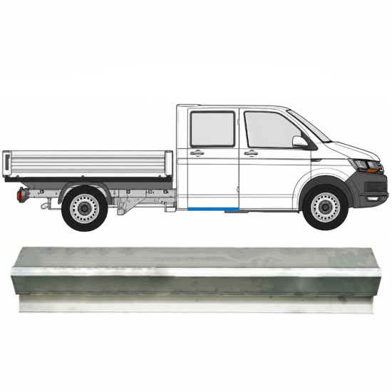 Painel de reparação traseira da soleira para Volkswagen Transporter T6 2015-2024 / Esquerda = Direita (simétrico) 17131