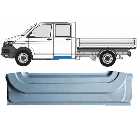 Painel de reparação interna das portas traseiras para Volkswagen Transporter T6 2015-2024 / Esquerdo 17159