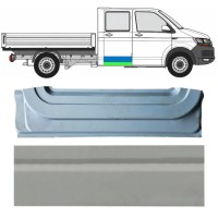 Painel de reparação interna e externa das portas traseiras para Volkswagen Transporter T6 2015-2024 / Direito 17160