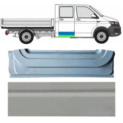 Painel de reparação interna e externa das portas traseiras para Volkswagen Transporter T6 2015-2024 / Direito 17160