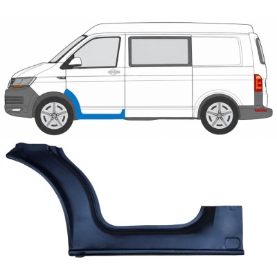 Painel de reparação da soleira da porta dianteira para Volkswagen Transporter T6 2015-2024 / Esquerdo 17118
