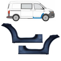 Painel de reparação da soleira da porta dianteira para Volkswagen Transporter T6 2015-2024 / Esquerda+Direita 17119