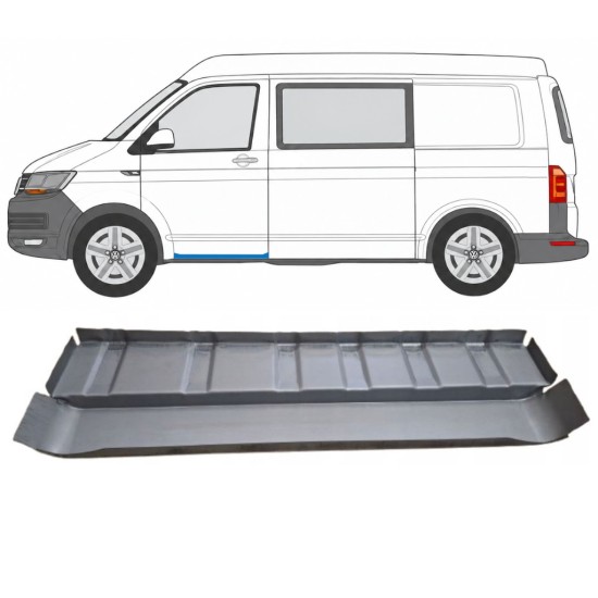 Degrau de entrada da porta para Volkswagen Transporter T6 2015-2024 / Esquerdo 17157