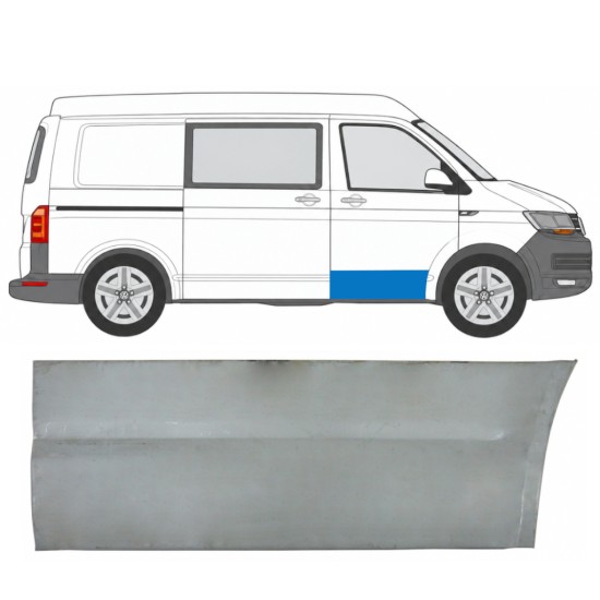 Painel de reparação externa das portas dianteiras para Volkswagen Transporter T6 2015-2024 / Direito 17121