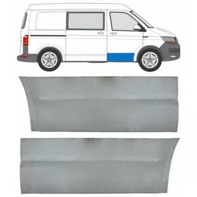 Painel de reparação externa das portas dianteiras para Volkswagen Transporter T6 2015-2024 / Esquerda+Direita 17123