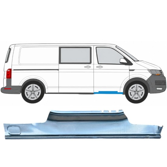 Painel de reparação da soleira da porta dianteira para Volkswagen Transporter T6 2015-2024 / Direito 17111