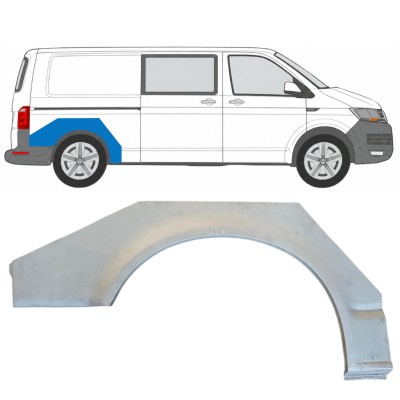 Painel de reparação do guarda-lamas traseiro para Volkswagen Transporter T6 2015-2024 / Direito 17139