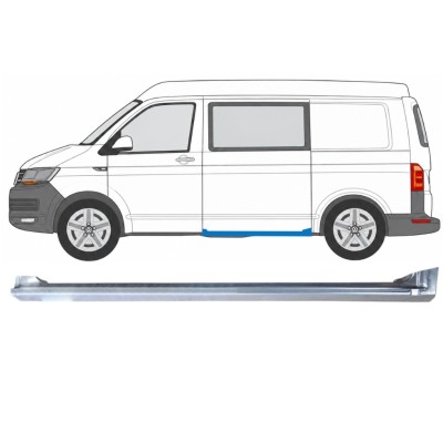 Soleira completa para porta deslizante para Volkswagen Transporter T6 2015-2024 / Esquerdo 17180