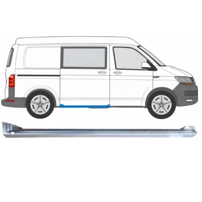 Soleira completa para porta deslizante para Volkswagen Transporter T6 2015-2024 / Direito 17179