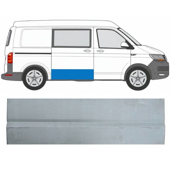 Painel de reparação externa das portas deslizantes para Volkswagen Transporter T6 2015-2024 / Direito 17124
