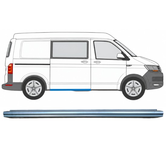 Painel de reparação da soleira da porta deslizante para Volkswagen Transporter T6 2015-2024 / Direito 17141
