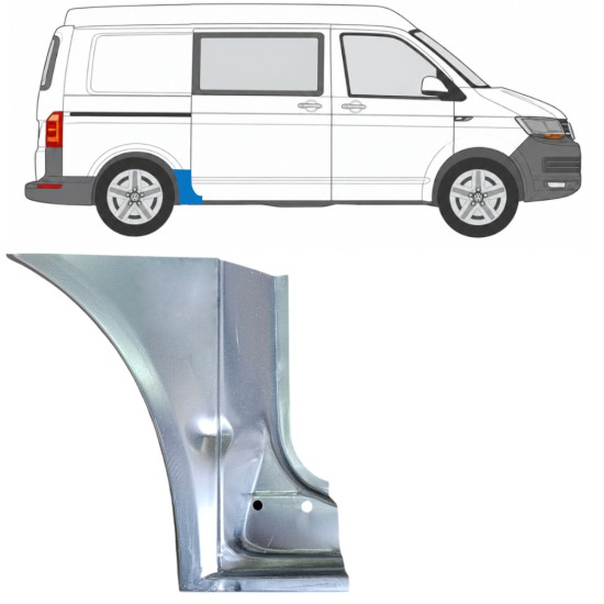 Painel de reparação do guarda-lamas traseiro para Volkswagen Transporter T6 2015-2024 / Direito 17152