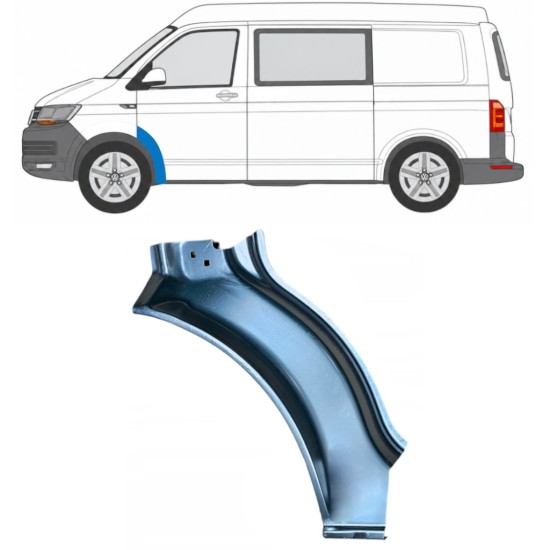 Painel de reparação do guarda-lamas dianteiro para Volkswagen Transporter T6 2015-2024 / Esquerdo 17187