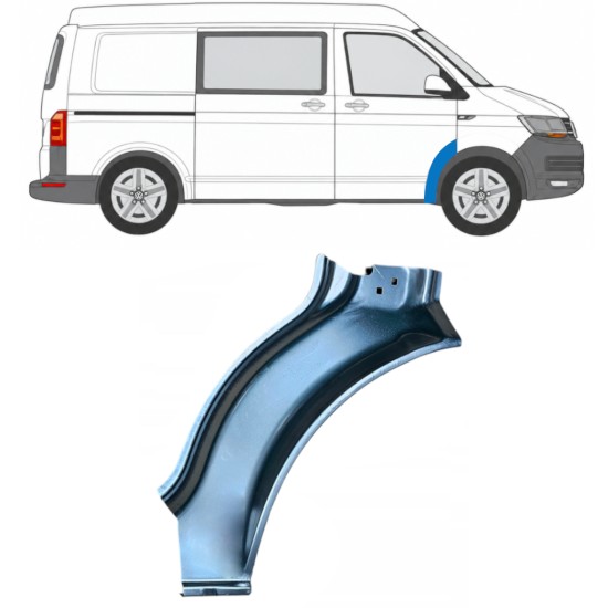 Painel de reparação do guarda-lamas dianteiro para Volkswagen Transporter T6 2015-2024 / Direito 17186
