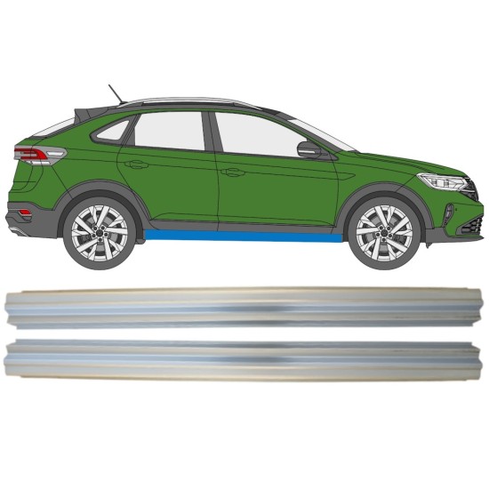 Painel de reparação da soleira para Volkswagen Taigo 2021- / Esquerda+Direita / Conjunto 14938