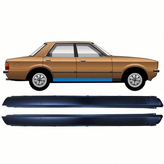 Painel de reparação da soleira para Ford Taunus 1976-1982 / Conjunto 11084