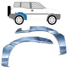 Painel de reparação do guarda-lamas traseiro para Nissan Terrano II 1993-2005 / Esquerda+Direita / Conjunto 9620