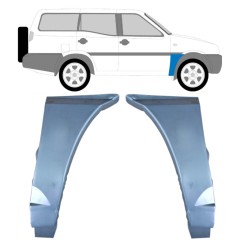 Painel de reparação do guarda-lamas dianteiro para Nissan Terrano II 1993-2005 / Esquerda+Direita / Conjunto 10471