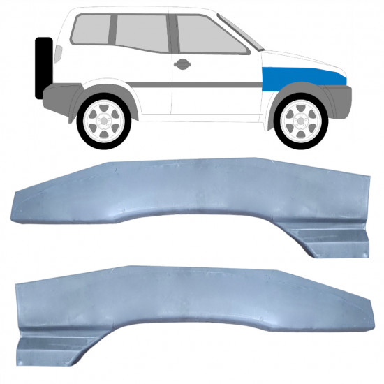 Painel de reparação do guarda-lamas dianteiro para Nissan Terrano 1993-1999 / Esquerda+Direita / Conjunto 9574