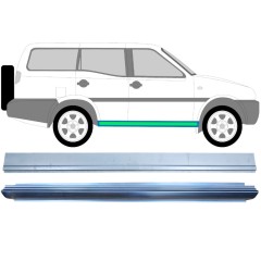 Painel de reparação interna e externa da soleira para Nissan Terrano II 1993-2005 / Esquerda = Direita (simétrico) / Conjunto 11963