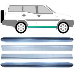 Painel de reparação interna e externa da soleira para Nissan Terrano II 1993-2005 / Esquerda+Direita / Conjunto 11964