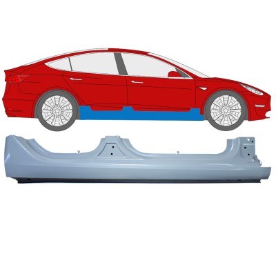 Soleira completa para Tesla Model 3 2017-2023 / Direito 17286