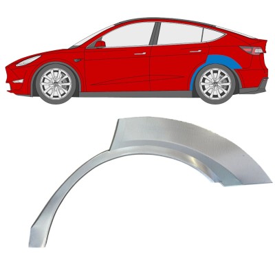 Painel de reparação do guarda-lamas traseiro para Tesla Model Y 2020- / Esquerdo 16377