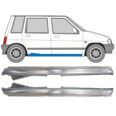 Painel de reparação da soleira para Daewoo Tico 1991-2000 / Esquerda+Direita / Conjunto 12522