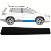 Moldura lateral da porta para Volkswagen Tiguan 2007-2016 / Direito 17061